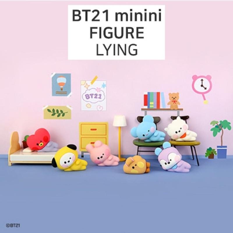 Официальная мини-фигурка BTS BT21 ЛЕЖАЩАЯ, аутентичная