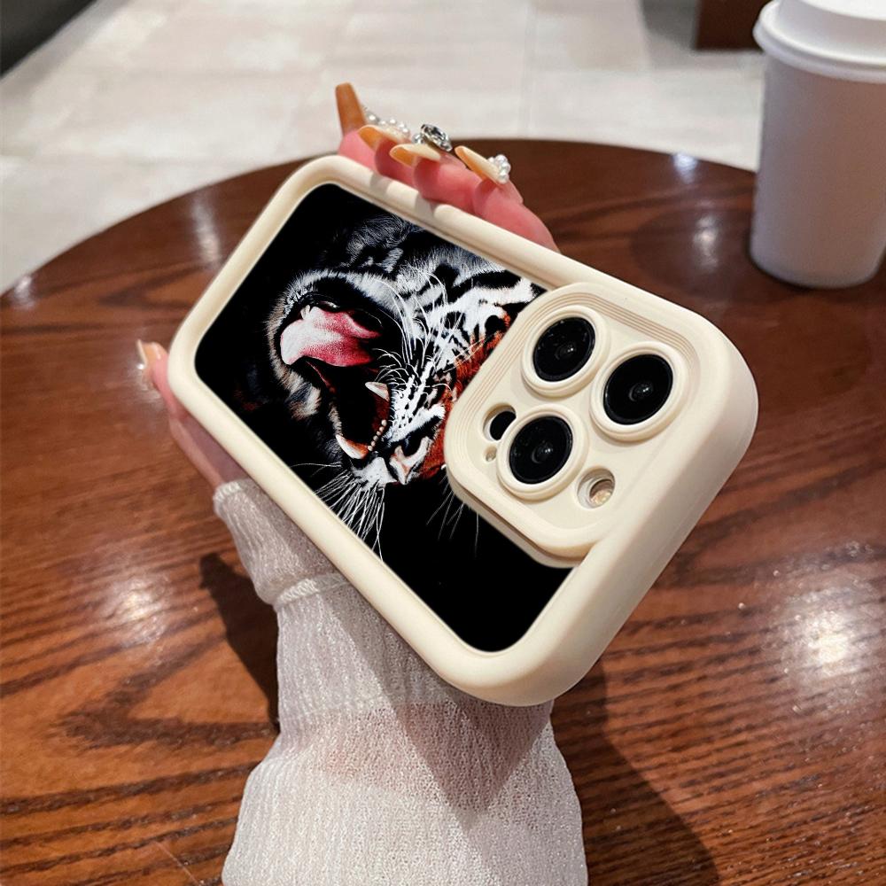 LZ30 Tiger Lion Cat силиконовый чехол для телефона Samsung A15 A35 S24 S23 Ultra S22 S21 Plus S20 FE A05 A06 A54 A55 A53 A14 M15 противоударный задний чехол