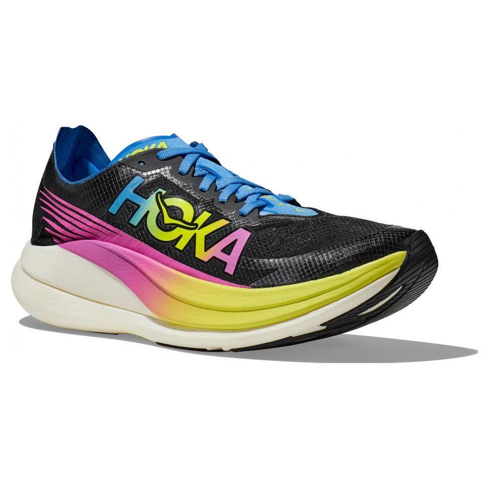 Кроссовки унисекс HOKA Rocket X 2 Black Rainbow мульти 1127927-BKML