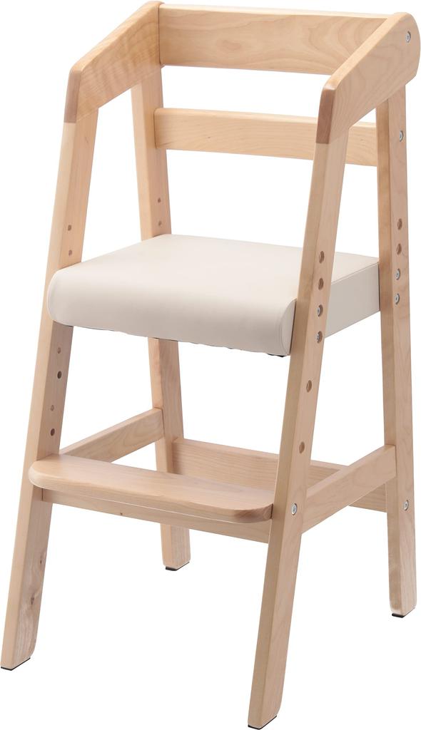 Fuji Boeki Width Depth Height Natural Height Ages Baby/Kids Chair, 15387, 35cm, 41cm, 74.5cm, Wood, 3-Level Adjustable, 2-5