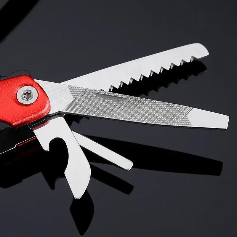 Camping Equipment Outdoor Survival Stainless Steel Portable Multi Tool Pliers Accessories Convenient and Practical Items