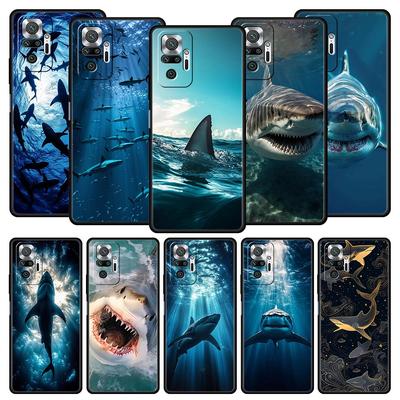 Shark Phone Case For Xiaomi Redmi Note 15 14 13 12 4G 9 10 11 Pro Plus 5G 14C 13C 12C 10C Soft TPU Cover