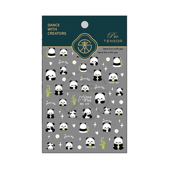 Художественная наклейка 5D бамбуковая буква водонепроницаемая самоклеящаяся наклейка для домашних животных для женщин и девочек поддельные украшения для ногтей