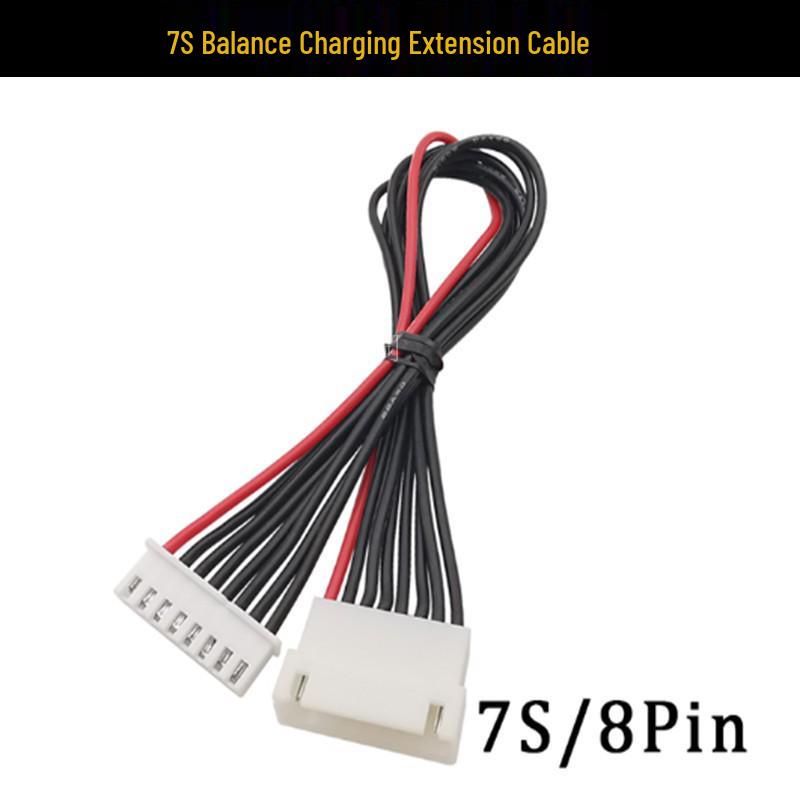 Model Airplane LiPo Battery Charger Extension Cord: Dual-Head Balance Wires for 1S-8S