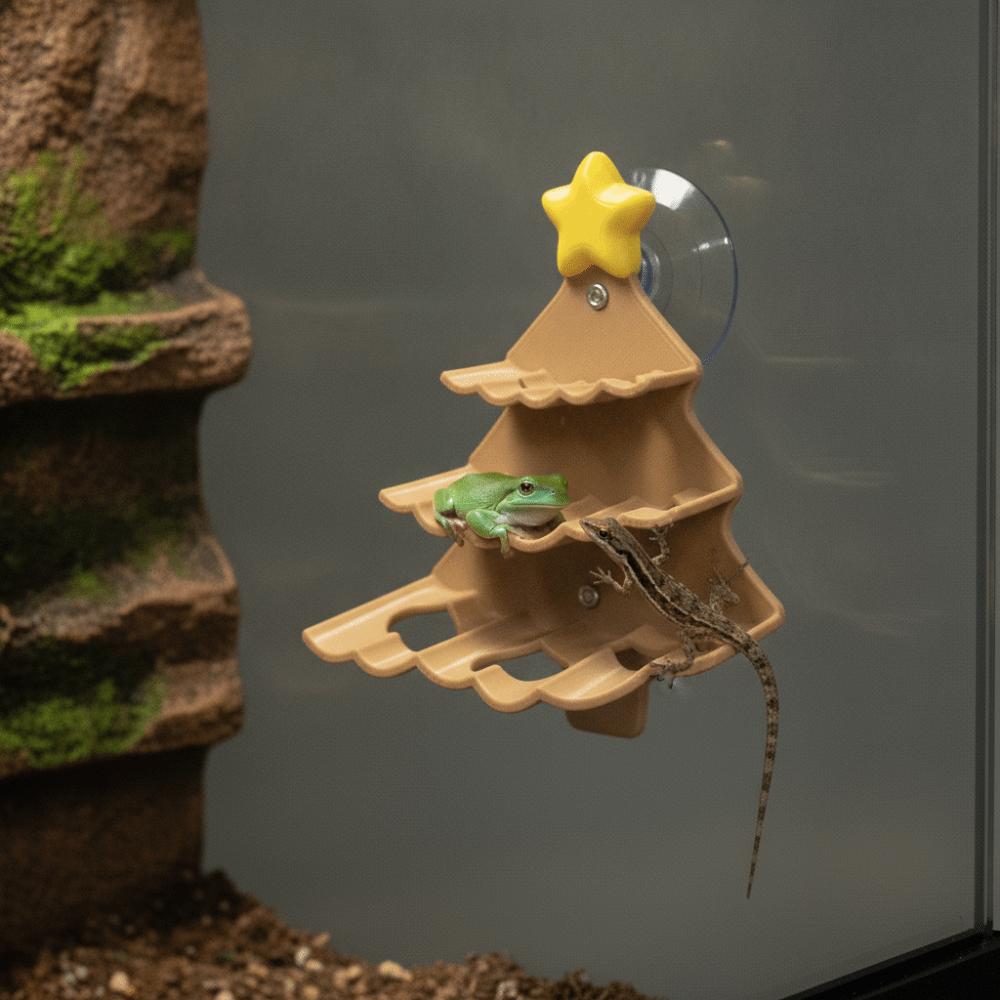 Simulation Leaves Reptile Christmas Tree Climbing Frame Snake Climbing Rest Stand Gecko Habitat