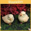Resin Animal Figurine For Garden Decor With Cute Chick Design For Outdoor Landscaping