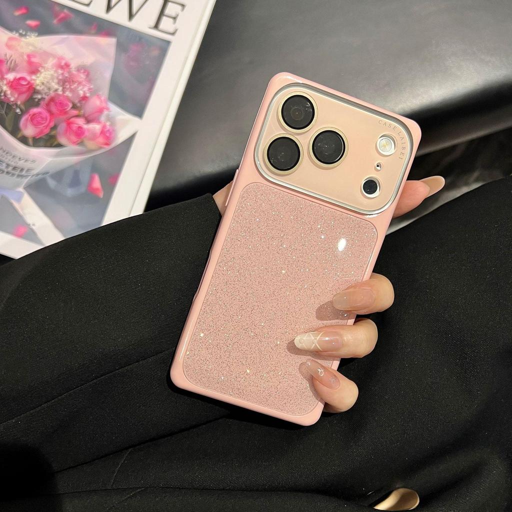 Премиальный чехол с блестками для iPhone 17 Pro Max/16 Pro/15: Полное покрытие и защита от падений