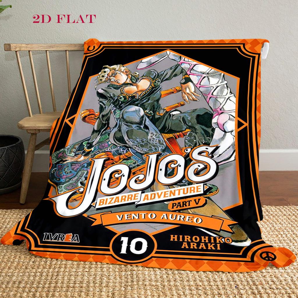Jojo's Bizarre Adventure: Diamond Unbreakable blanket blanket Suitable for all seasons Digital printing bedroom Machine washable