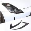 Carbon Fiber Headlight Lower Eyebrow Trim Sticker For Nissan 350Z 2003-2006