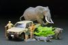 Tomytec Kaiyodo x Tomica Limited Vintage DioColle 64 29a Safari 2 Пикап Hilux 4WD с частично двойными фигурками и аксессуарами из АБС-пластика и ПВХ