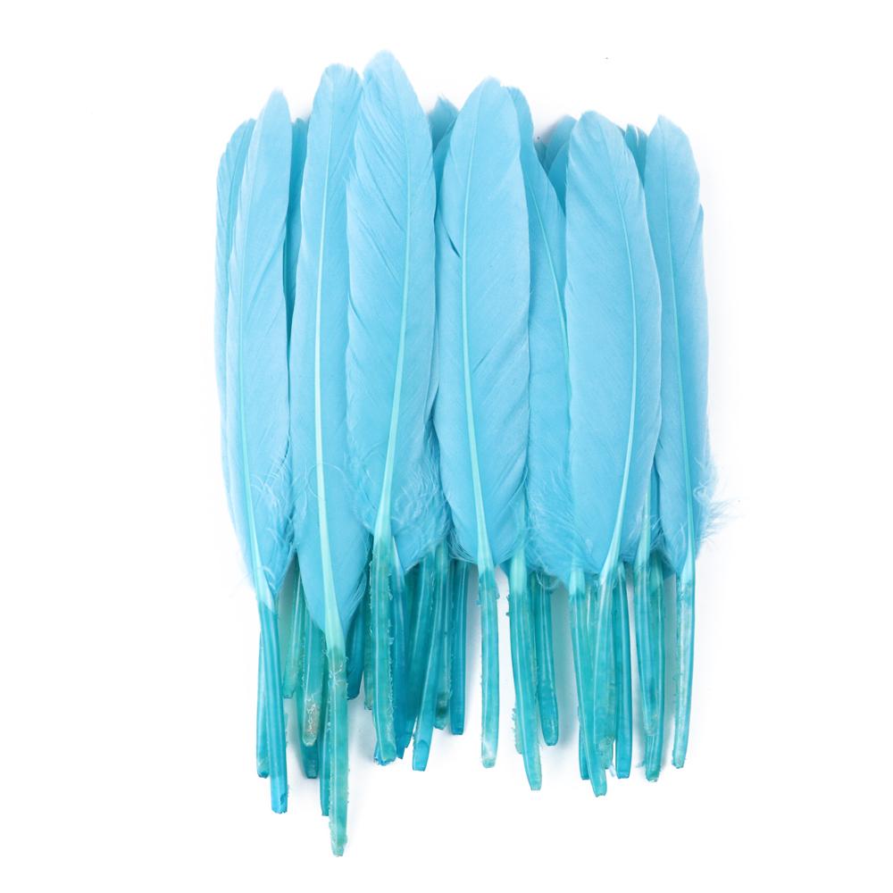 Colored Natural Goose Feather 4-6inch Bulk Feathers for Craft Jewelry Headress Wedding Party Carnival Plume Decoration