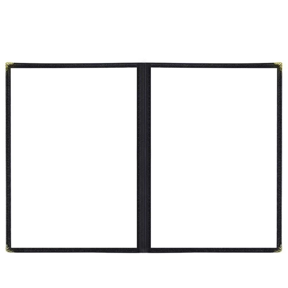 PVC Recipe Book Cover Transparent Menu Paper Holder Waterproof a4 Document Holder DIY Menu Making