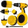 All-In-One Drill Brush Attachment Kit For Deep Cleaning - Perfect For Grout, Tiles, And Car Interiors