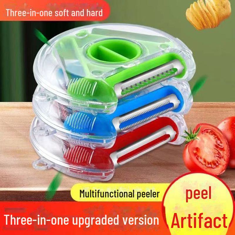 3-in-1 Multifunctional Peeling Knife: Potato, Apple, Kitchen Grater