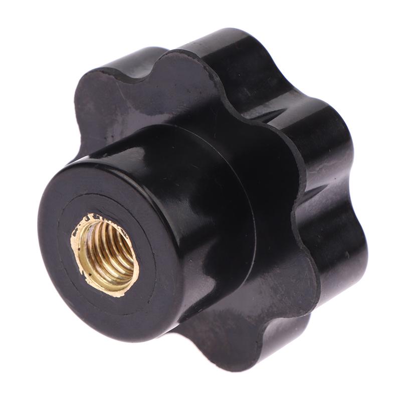 M5 M6 M8 M10 M12 M16 сливовый бакелит гайки для затягивания вручную ручка резьба звезда механические черные гайки с накаткой зажимная ручка ручные гайки