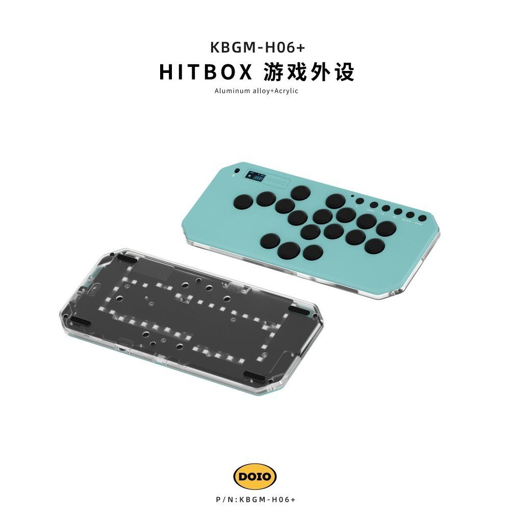 DOIO KBGM-H06+ Механическая клавиатура Проводная HITBOX Портативная для Street Fighter Игровая клавиатура Эргономика Игровые аксессуары Подарки