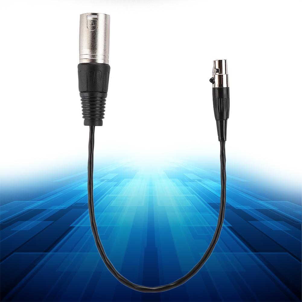 Полностью медный корпус Mini XLR 3pin Female в корпус из цинкового сплава XLR 3pin Male o Кабель