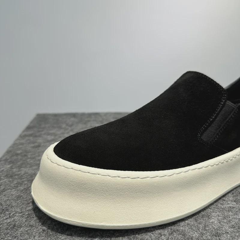 Мужские повседневные кроссовки Slip-On 2024: Модные, универсальные, спортивные, туфли для вождения