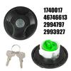 Car Fuel Petrol Diesel Filler Locking Tank Cap &Amp;Keys For Fiat 500/500C 2007-2016