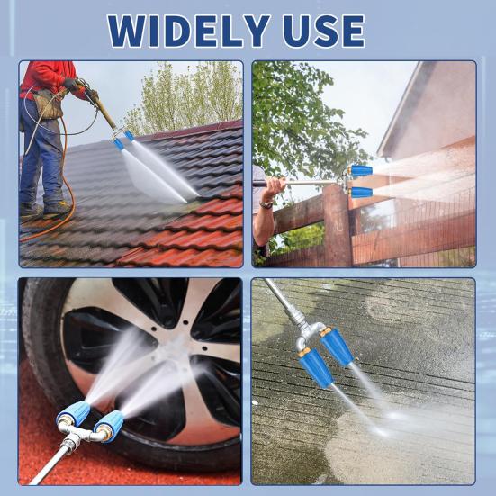 360-degree Rotating Turbo Nozzle GPM 4000 PSI Easy To Install Quick Connector