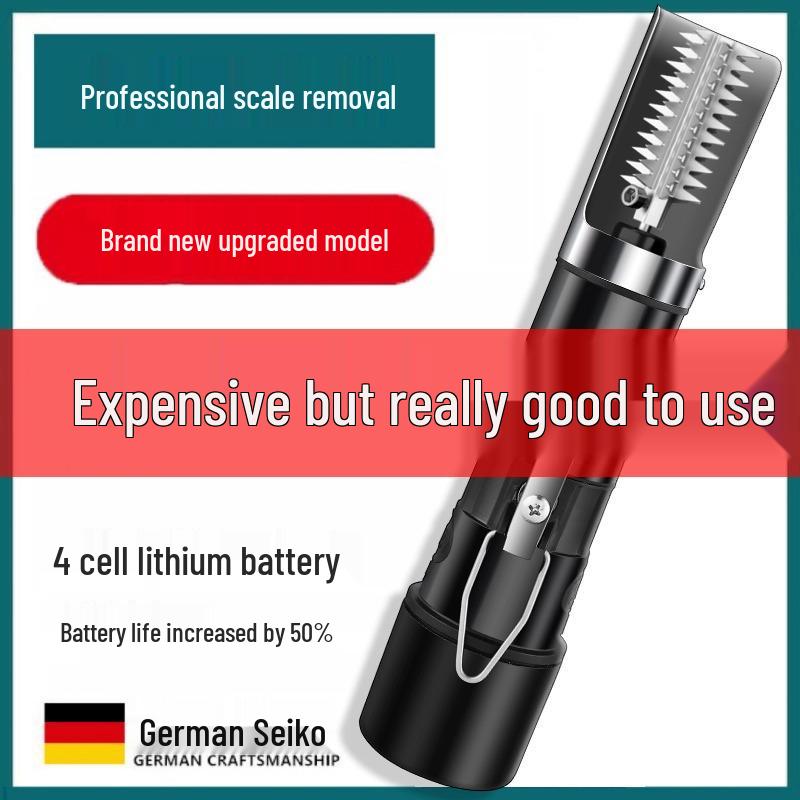 Автоматическая электрическая машина для чистки рыбы от чешуи и потрошения для коммерческого и бытового использования