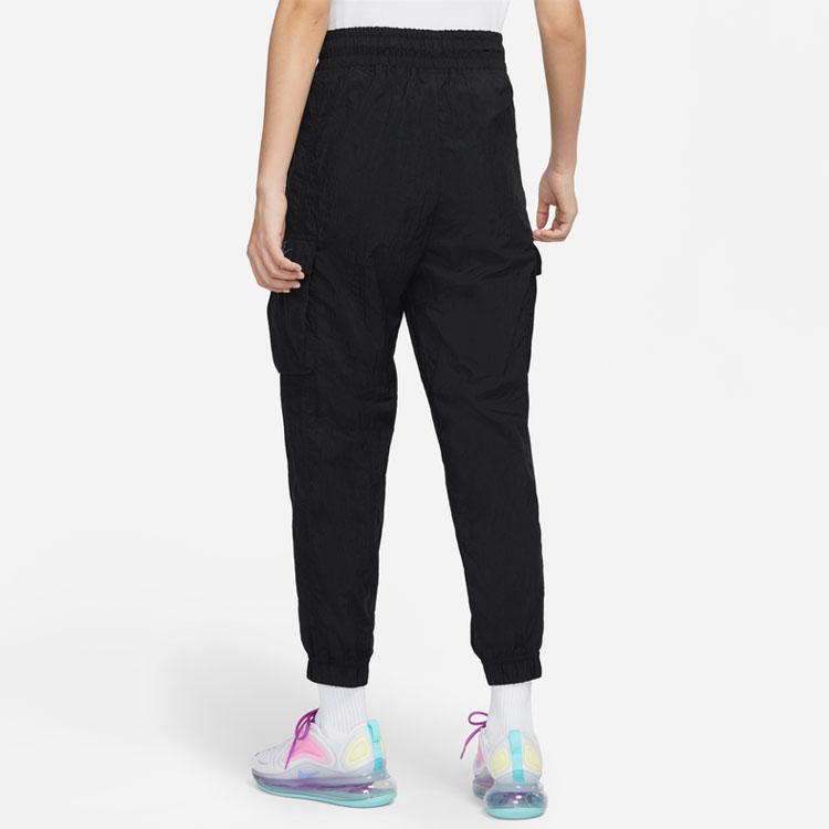 Nike Icon однотонные эластичные плетеные прямые спортивные брюки с большим карманом, женские брюки черного цвета DD2071-010