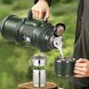 Large Capacity Camping Vaccum Flask 316 Stainless Steel Insulated Water Pot Sport Bottle  Outdoor