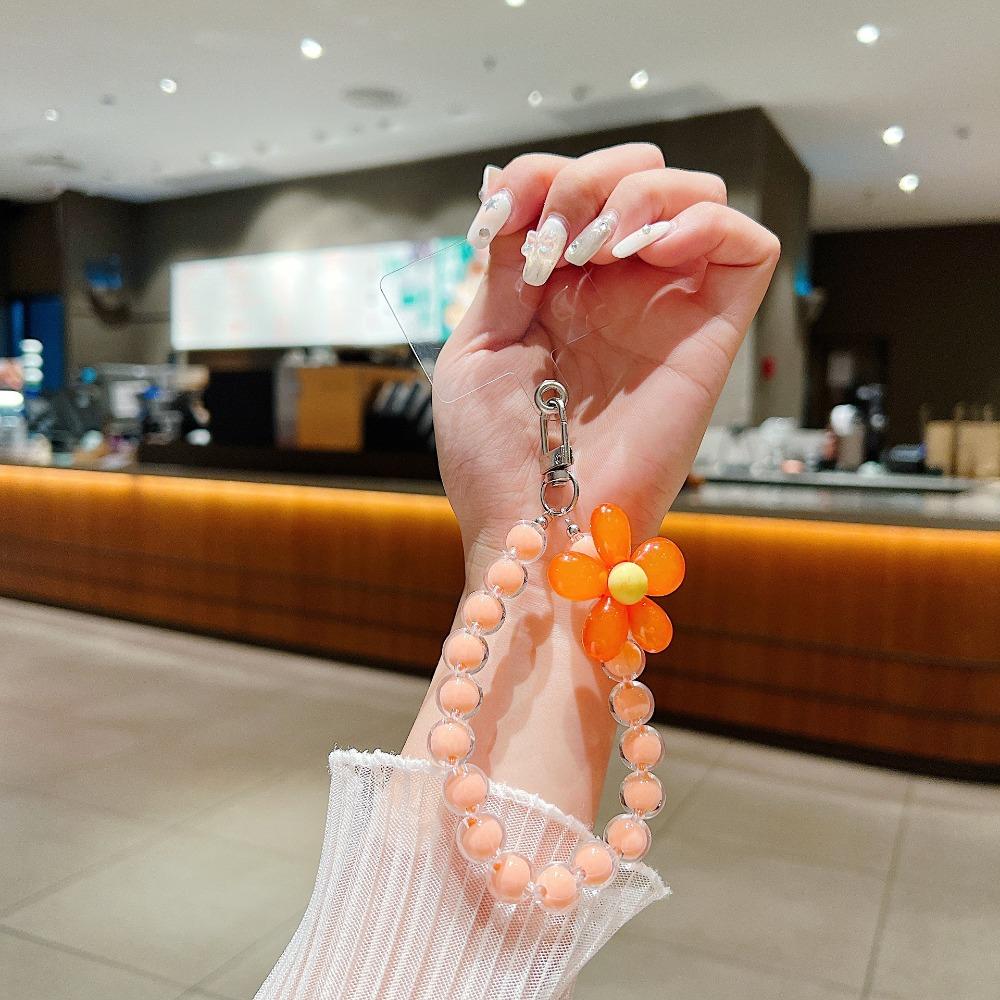 Wrist Strap Mobile Phone Bead Chain Charm Mobile Phone Lanyard Bead Phone Charm Strap Bracelet