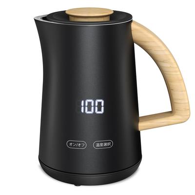 Aliliy Electric Электрический 7 уровней температуры Одинарный Два цифровых 2 часа Теплый Двойной Не горячий для быстрого Пустой Предотвращение кипения Вода Матовый Деревянный