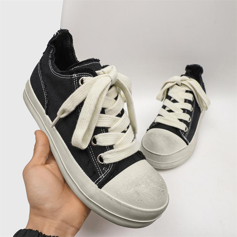 Новые низкие эспадрильи, спортивные и для отдыха, старая и грязная мужская обувь, нишевые утолщенные кроссовки на платформе, мужские X280