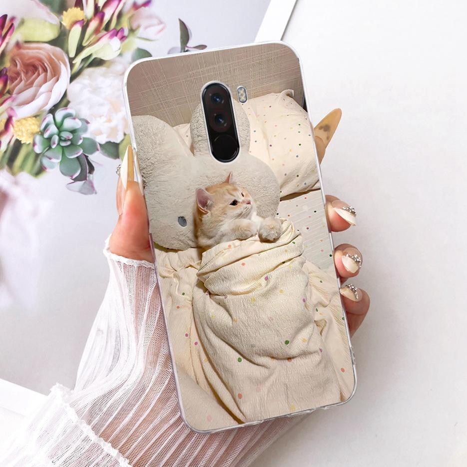 For Xiaomi Pocophone F1 Case Luxury Flowers Butterfly Painted Cover Soft Slim Phone Case For Xiaomi Poco F1 PhoneF1 PocoF1 Shell