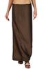 Readymade Stitched Brown Petticoat Bollywood Satin Silk Inskirt Lining For