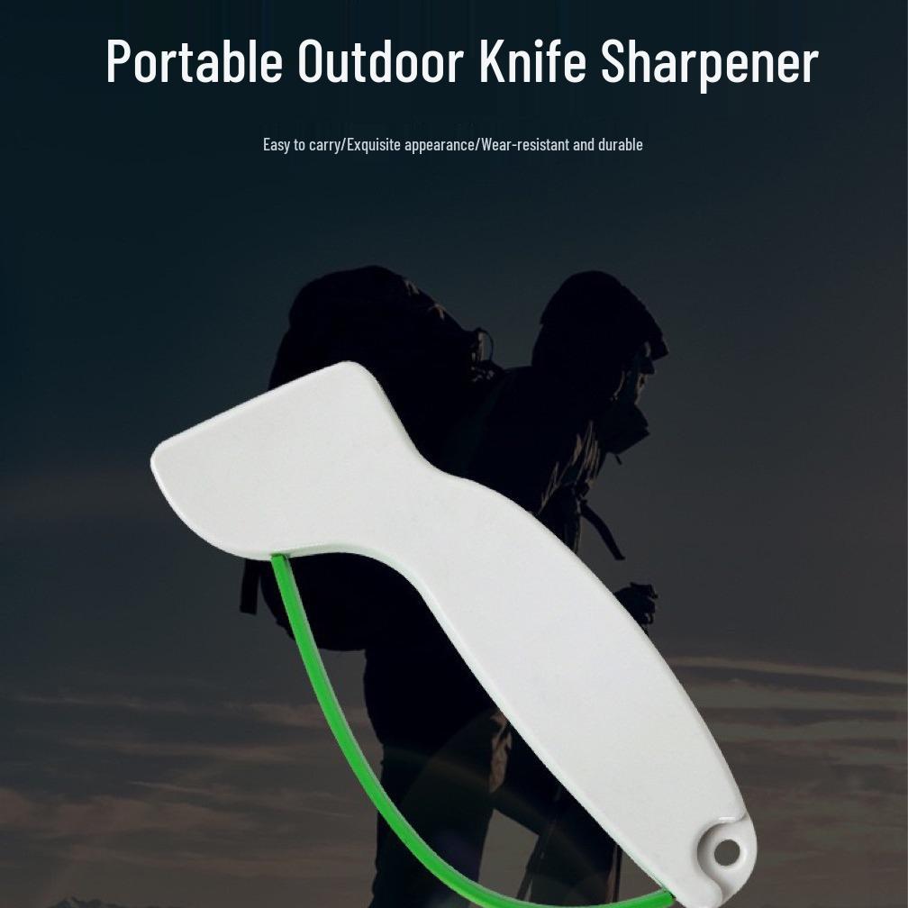 In Stock: Outdoor Portable Knife Sharpener - Tungsten Steel Handheld Tool