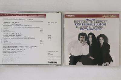 CD СЕМЁН БЫЧКОВ - Концерты Моцарта для 2 и 3 фортепиано 4262412 PHILIPS Япония Классика Б/У