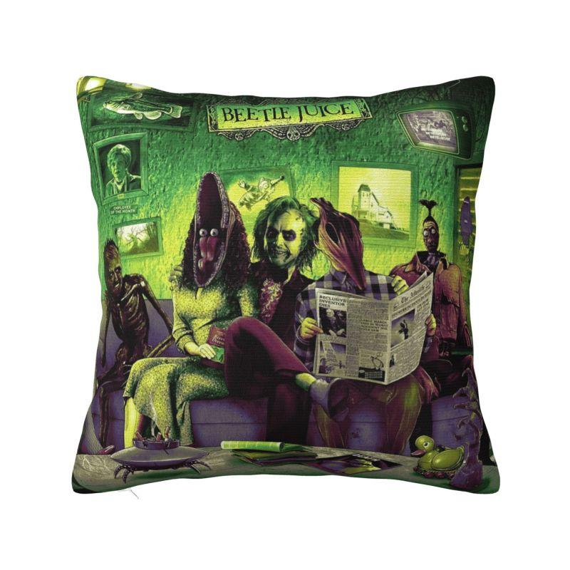 Were Ah Made Here Tim Burton Smile Pillow Case xcm for Living Room Modern Cushion Cover Square Pillowcase