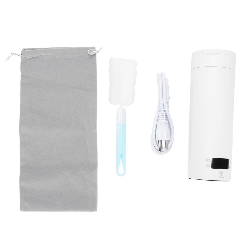 Портативный электрический чайник маленький 450 мл с контролем температуры из нержавеющей стали 316 для путешествий Mini Hot Wat