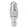 56MM Sewer Jet Nozzle 5000PSI 1 Front 6 Rear Stainless Steel Sewer Jet Nozzle for Pipe Unclogging