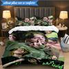 Bi-llie music Artwork 3pcs K-pop music group Bedding set,Ideal for Bedroom, Dormitory,Including Duvet Cover And 2pcs Pillowcases,Fan gifts