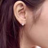 BELLA BOX Круглые серьги-кольца AAA с цирконием для женщин, изящные женские серьги для свадебной вечеринки, нежные подарки для девочек, модные простые ювелирные изделия