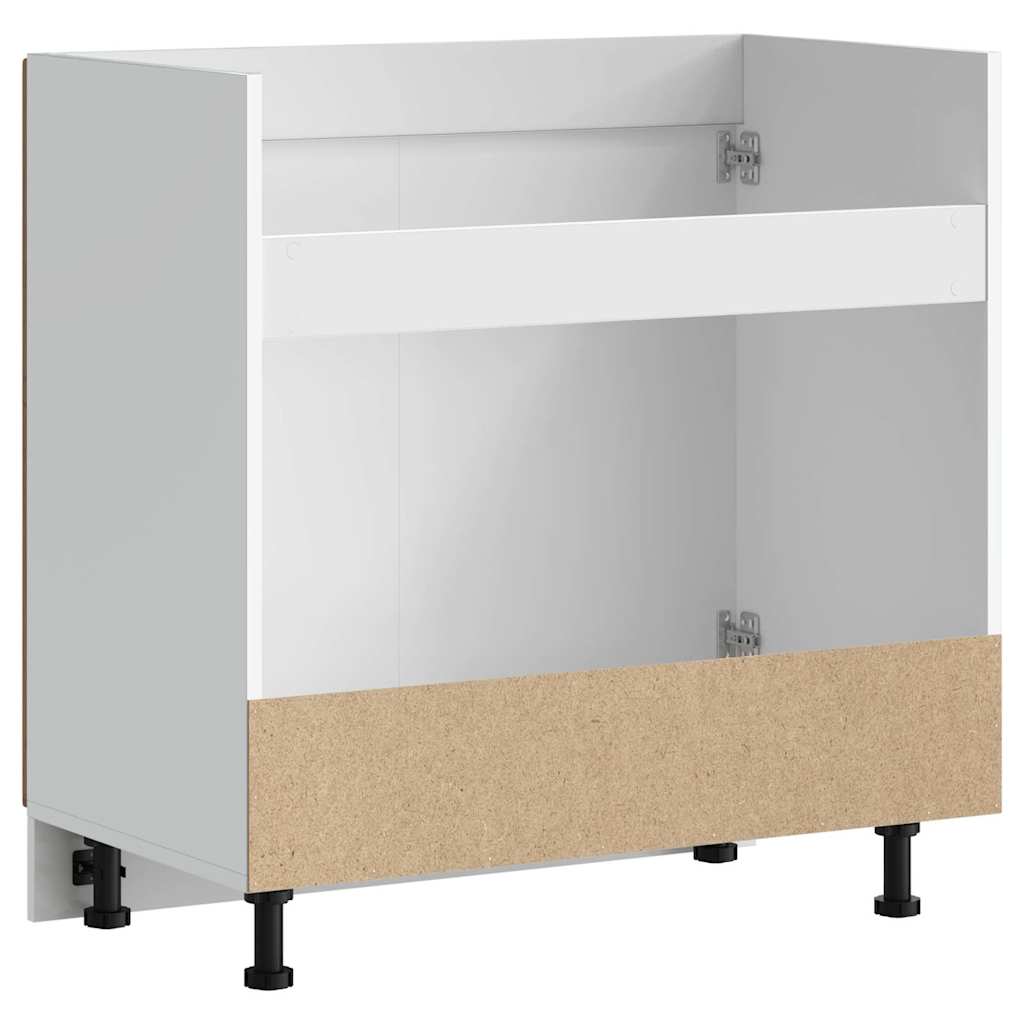 Vidaxl Szafka Pod Zlewozmywak, Kalmar, Stare Drewno, 80X46X81,5 Cm
