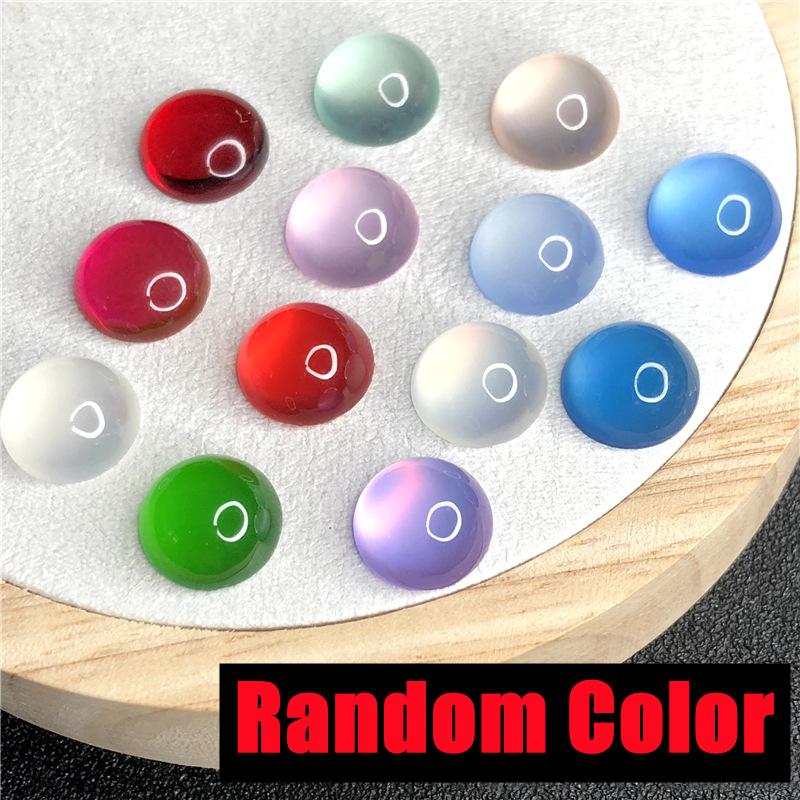 New 100/50PCS Round Flat Resin Eyes Cat Safety Eyes Imitation Agate DIY Plush Animal Toy Doll Eyes Sewing Handcrafts Accessories