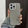 Матовый Серебристый Чехол для Телефона с Полыми Бусинами для iPhone 13 14 15 16 17 Pro Max 17 Air Летний Теплоотводящий Задний Чехол