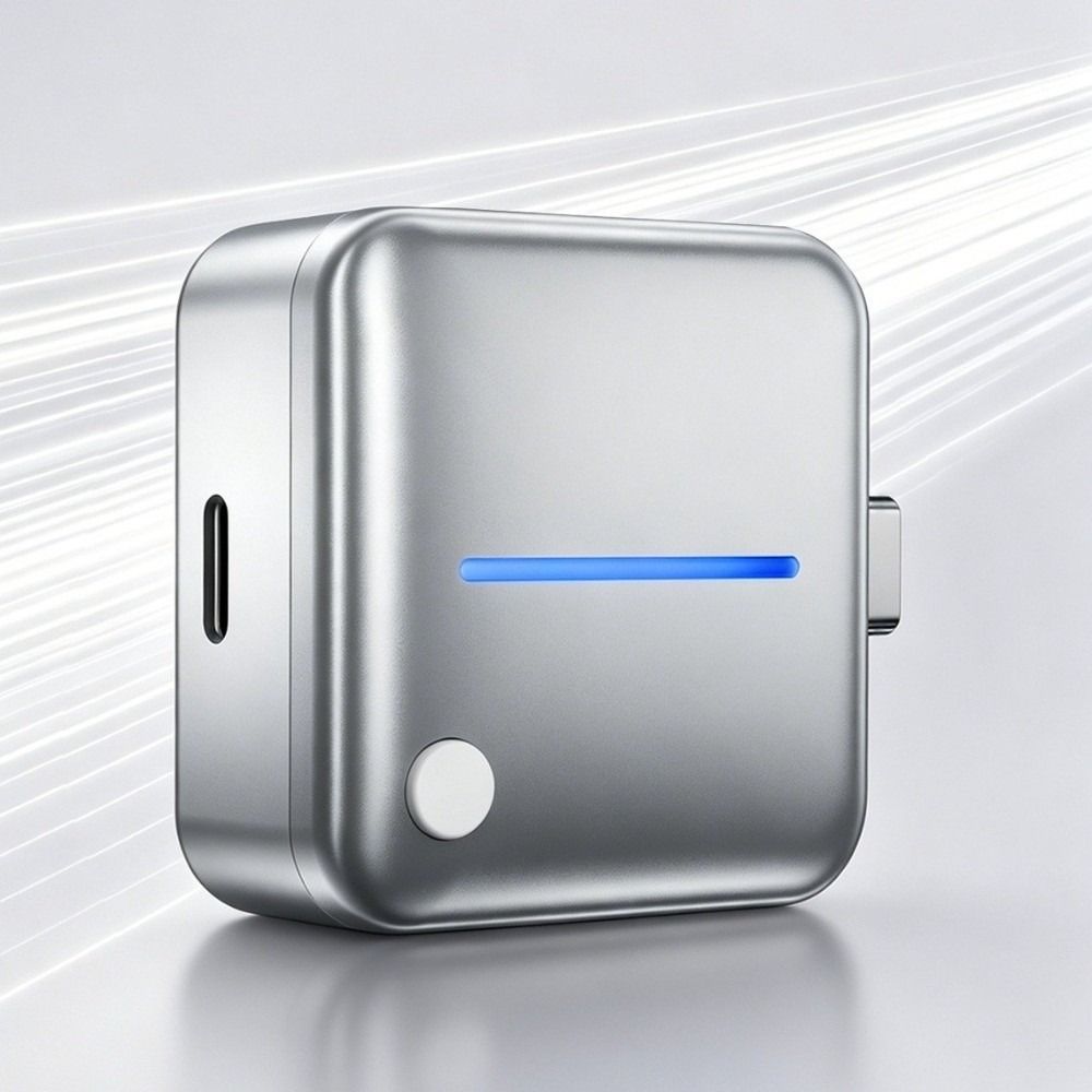 Type-C Auto Cut Off Charging Adapter Color Indicator Light Auto-Eject Charging Adapter Office Use