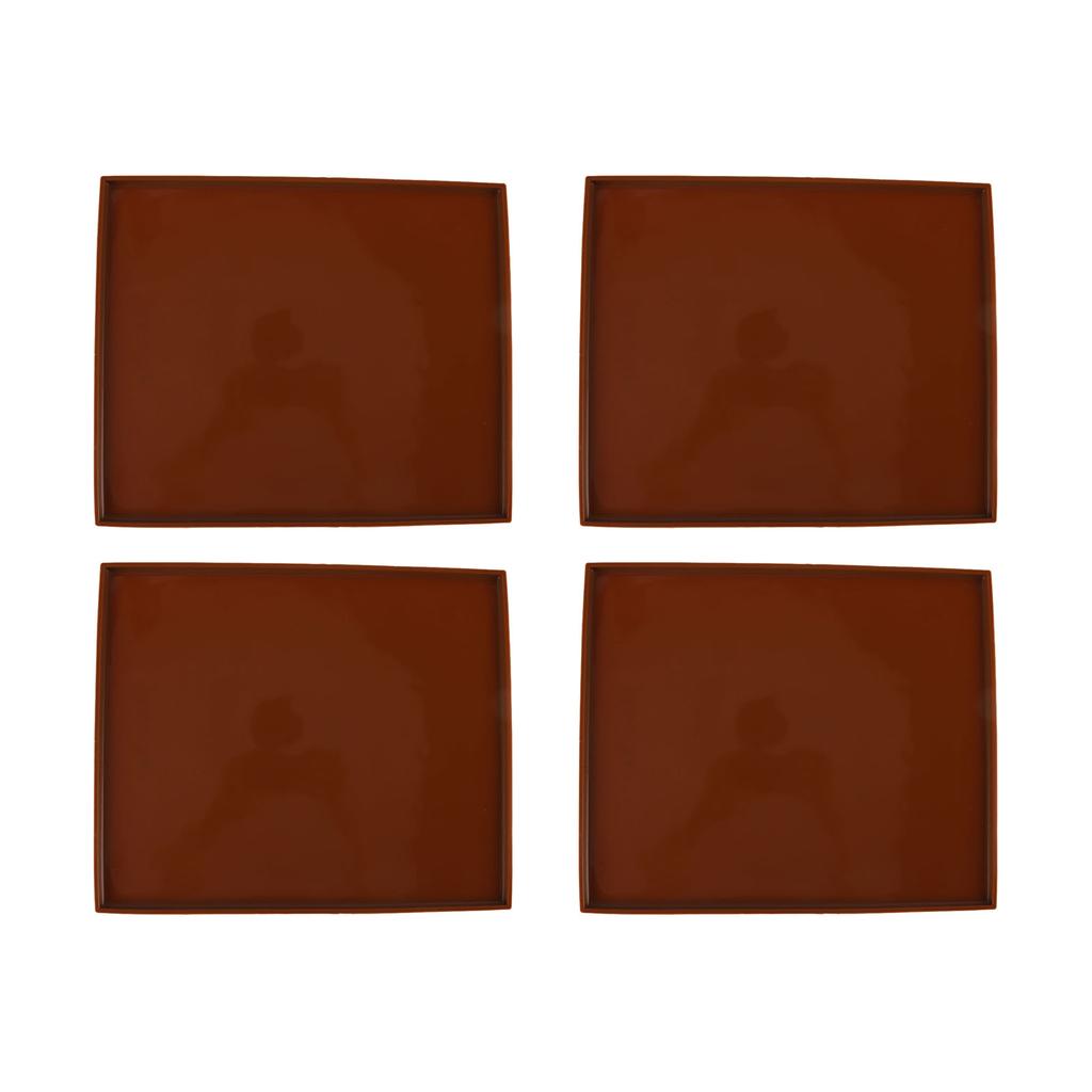 4 шт. Силиконовые коврики для дегидратора Пищевой класс Высокая термостойкость Предотвращают прилипание Поддоны для дегидратора фруктов с краем