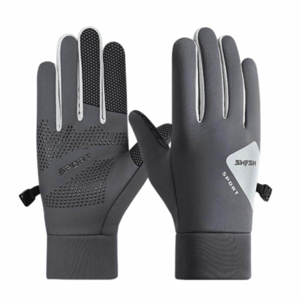 Waterproof Winter Cycling Gloves Anti-Slip Riding Protective Mittens Cold-proof Gloves  Running