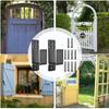 Heavy Duty Door Bar Holder Brackets Upgraded U-Shaped Bar Holders  Home Security