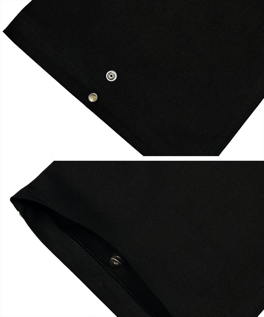 MORE THAN BLACK Rivet Pouch Pants