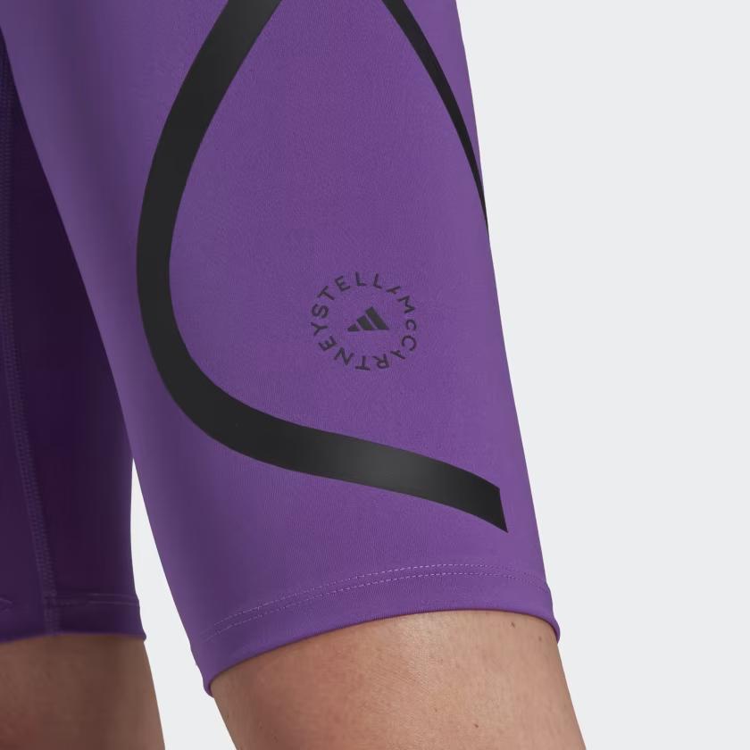 adidas Геометрический узор обтягивающие шорты для фитнеса женские шорты фиолетовые HG6867