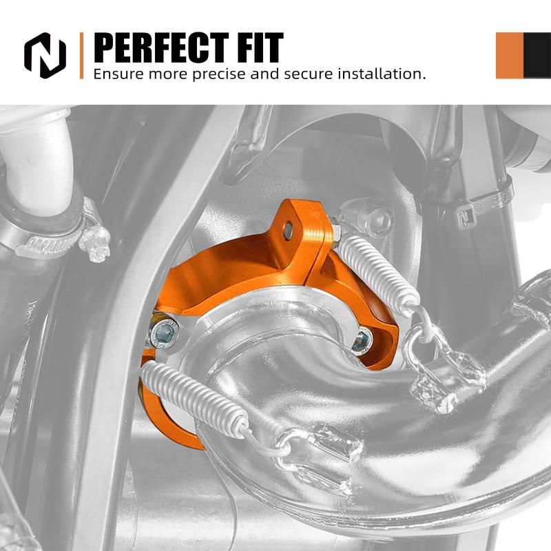 NICECNC For KTM EXC 300 250 300 XCW EXC TPI 2023 XC SX XCW Six Days TPI 2017-2022 Exhaust Tip Muffler Pipe Clamp Flange Guard