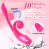 Вибратор-кролик Клиторальный дилдо Двойная стимуляция Вибрирующий Управление через приложение Пульт дистанционного управления Вагинальный массаж Женские секс-игрушки для взрослых 18+